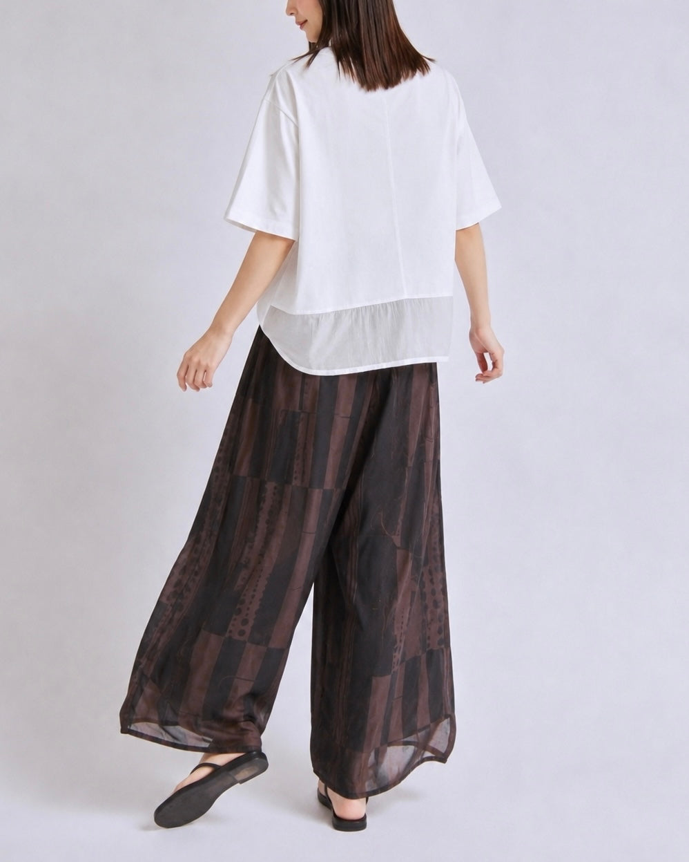 アートプリント リボンデザインTシャツ