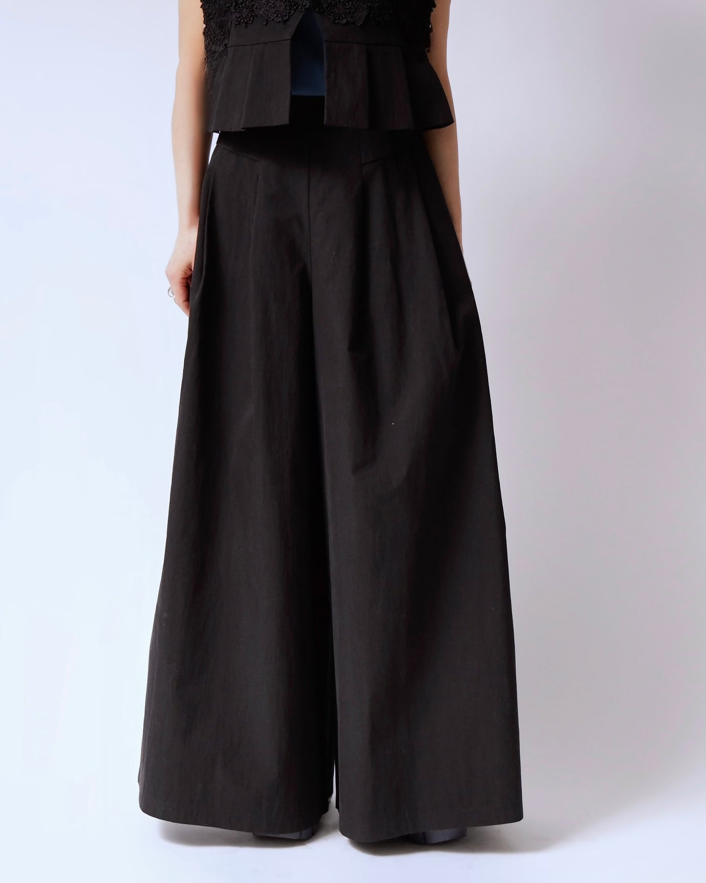 ハイウエストワイドパンツ