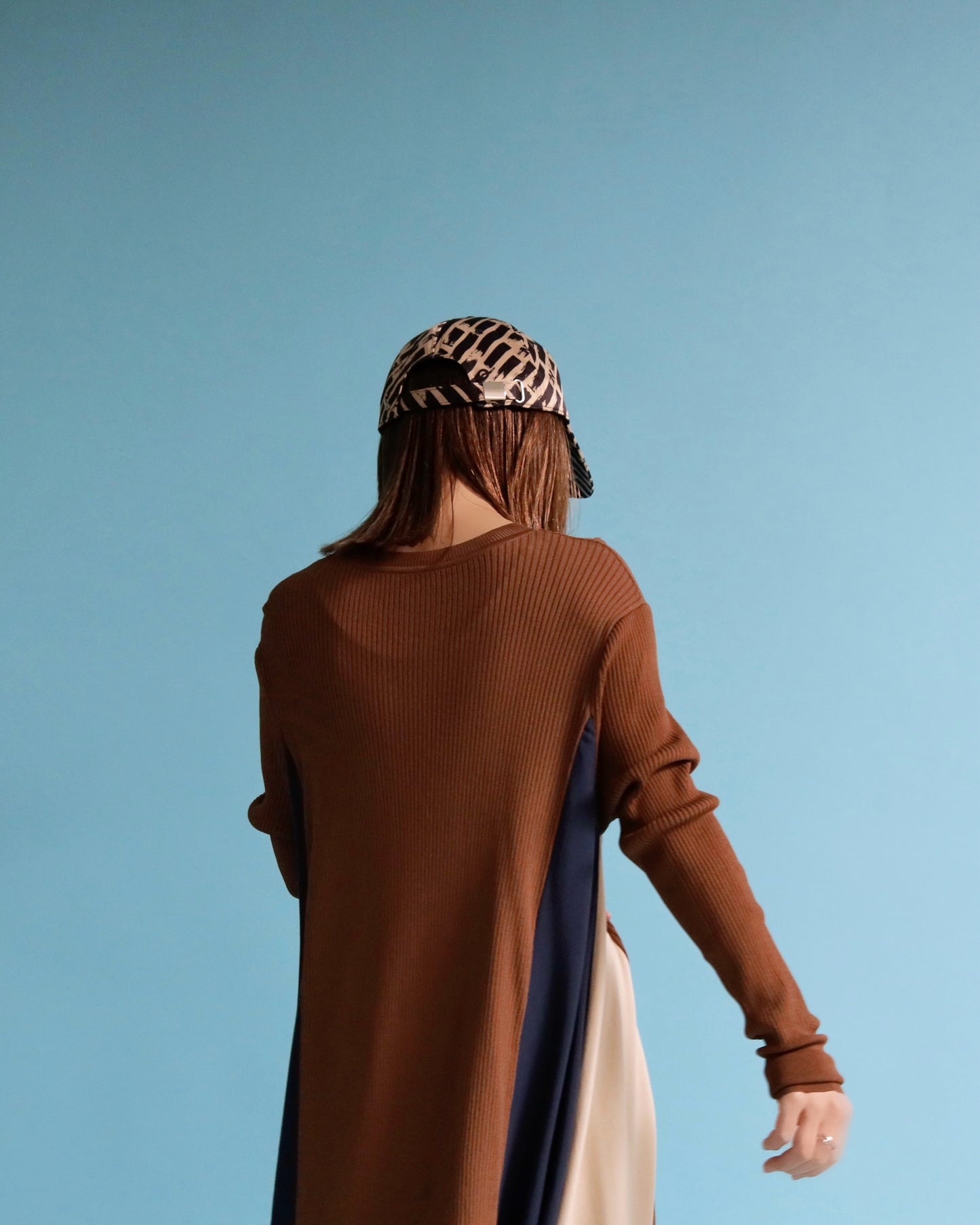 コンツアーライン ニットワンピース