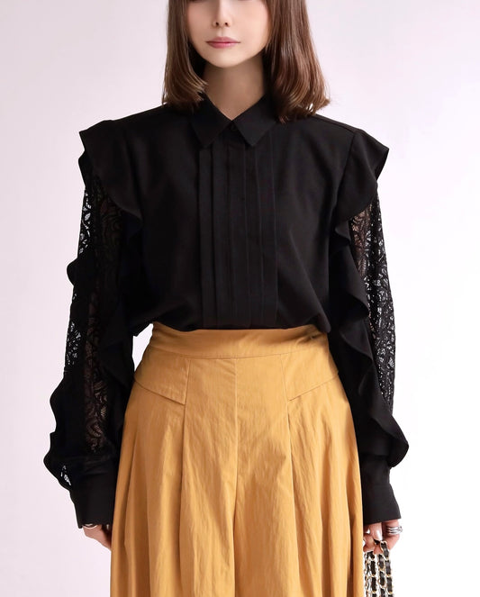 グレースエッジ レースブラウス