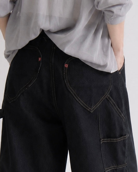 ペインターワイドデニムパンツ