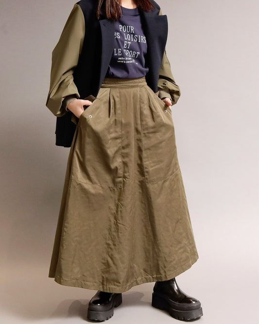 パデッドフレアスカート