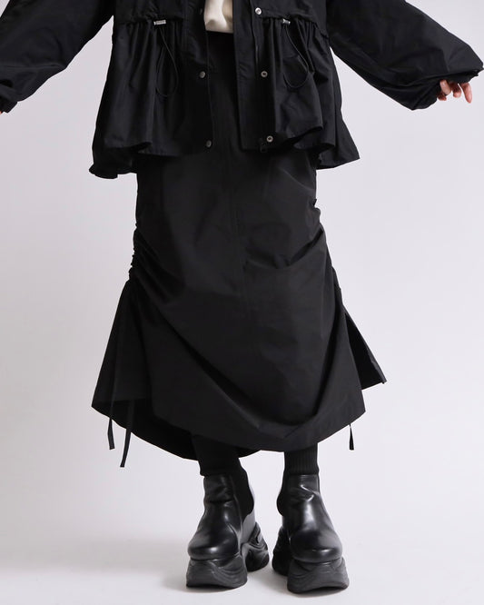 シルエットチェンジサイドコードスカート