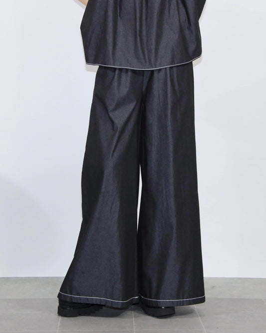 フレア ワイドパンツ