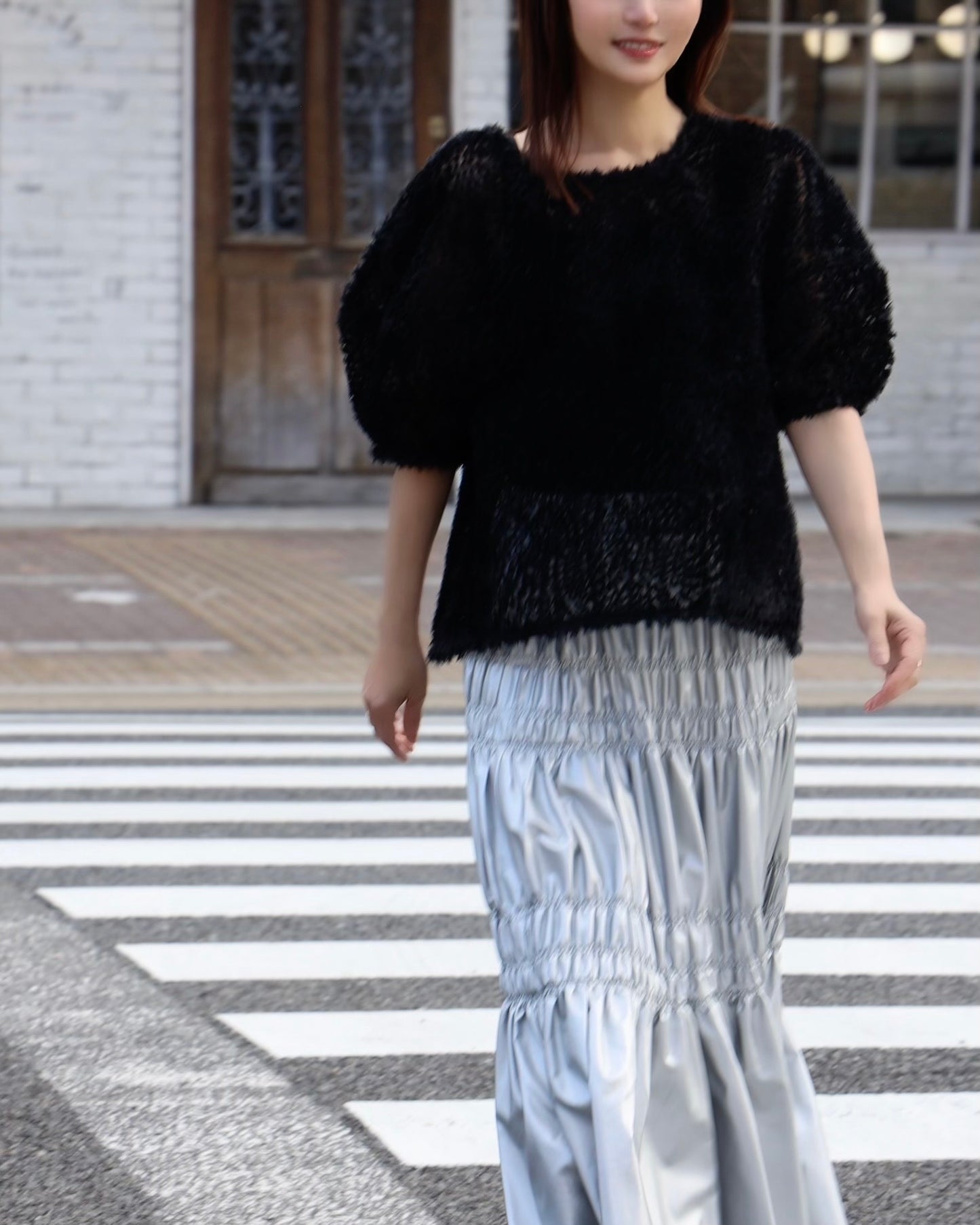 フェザー パフプルオーバー