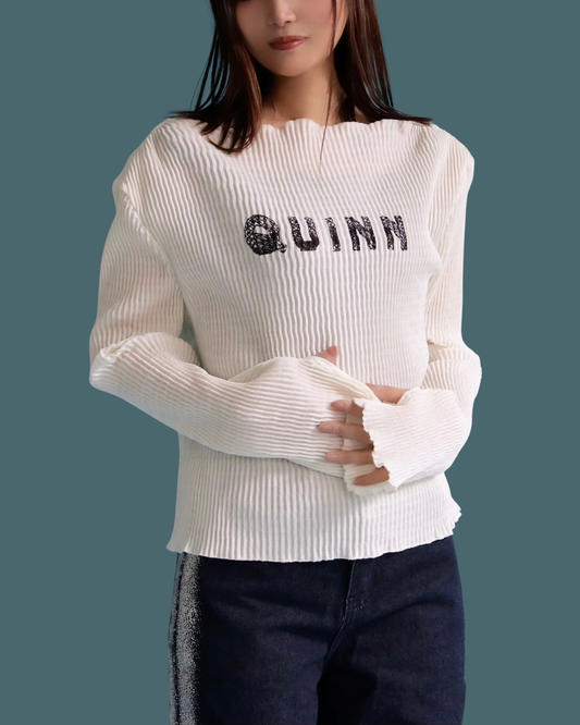 フィンガーホールリブトップ