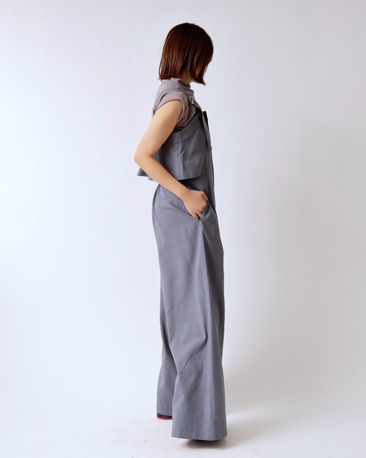 レイヤードビスチェサロペット