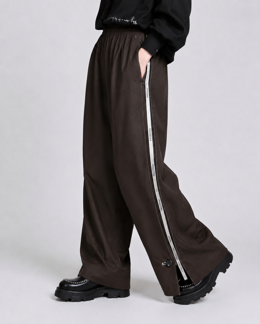 アシンメトリーライン 2WAYワイドパンツ