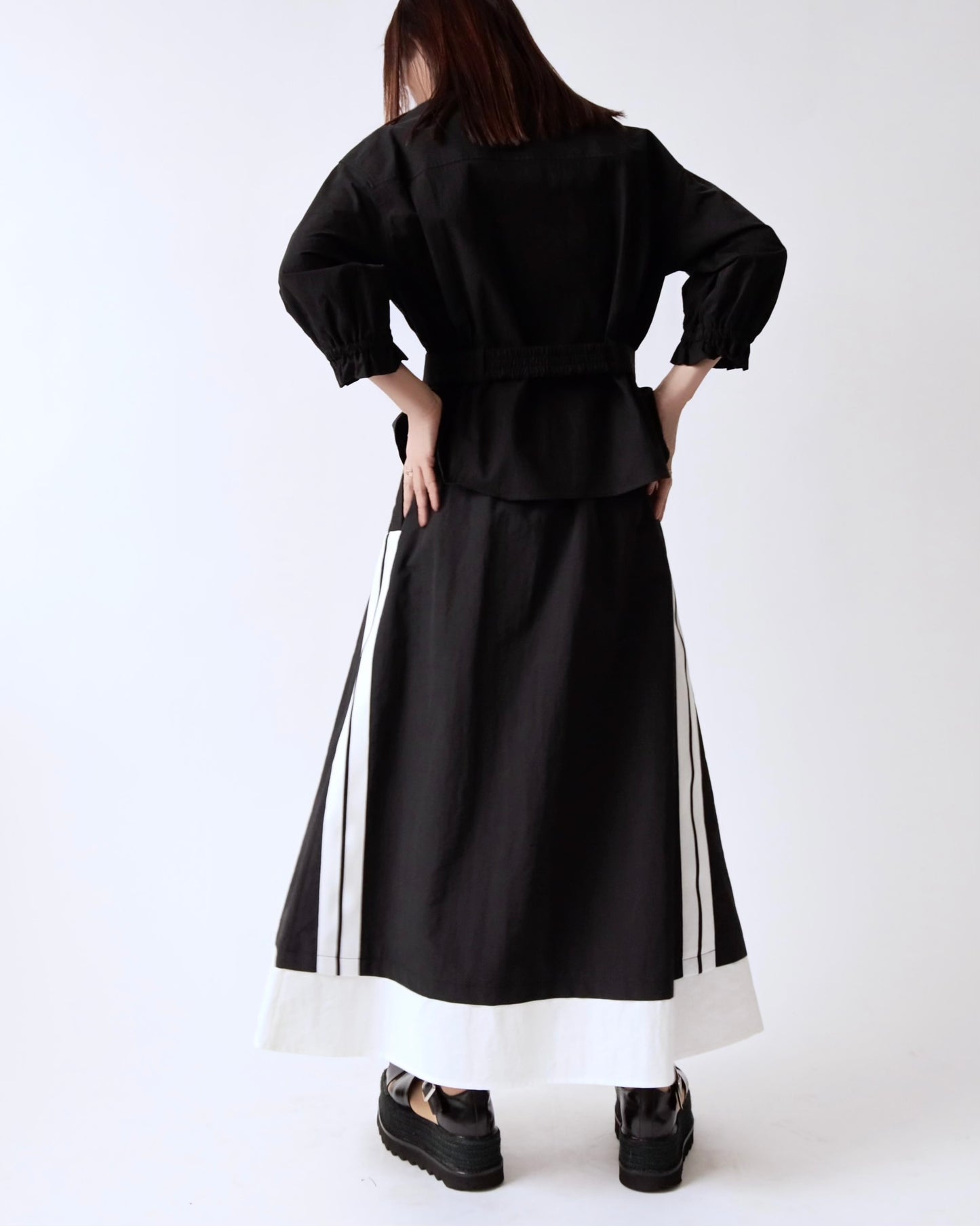 ベルトデザインブラウスジャケット