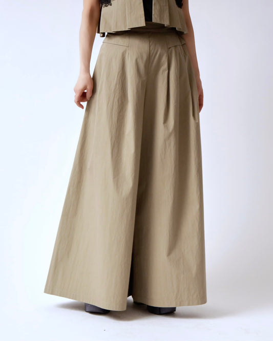 ハイウエストワイドパンツ