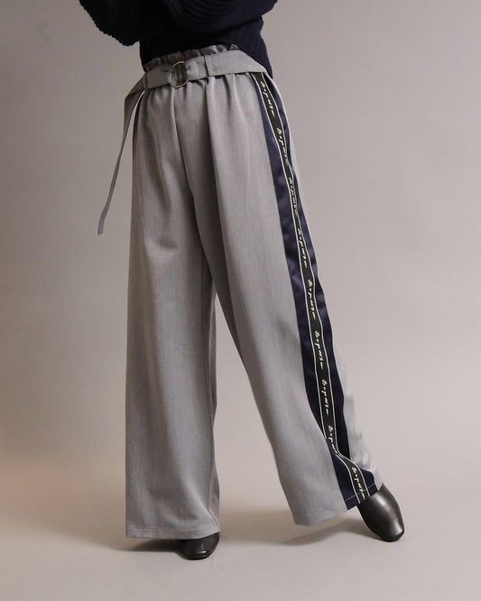 サイドロゴワイドパンツ