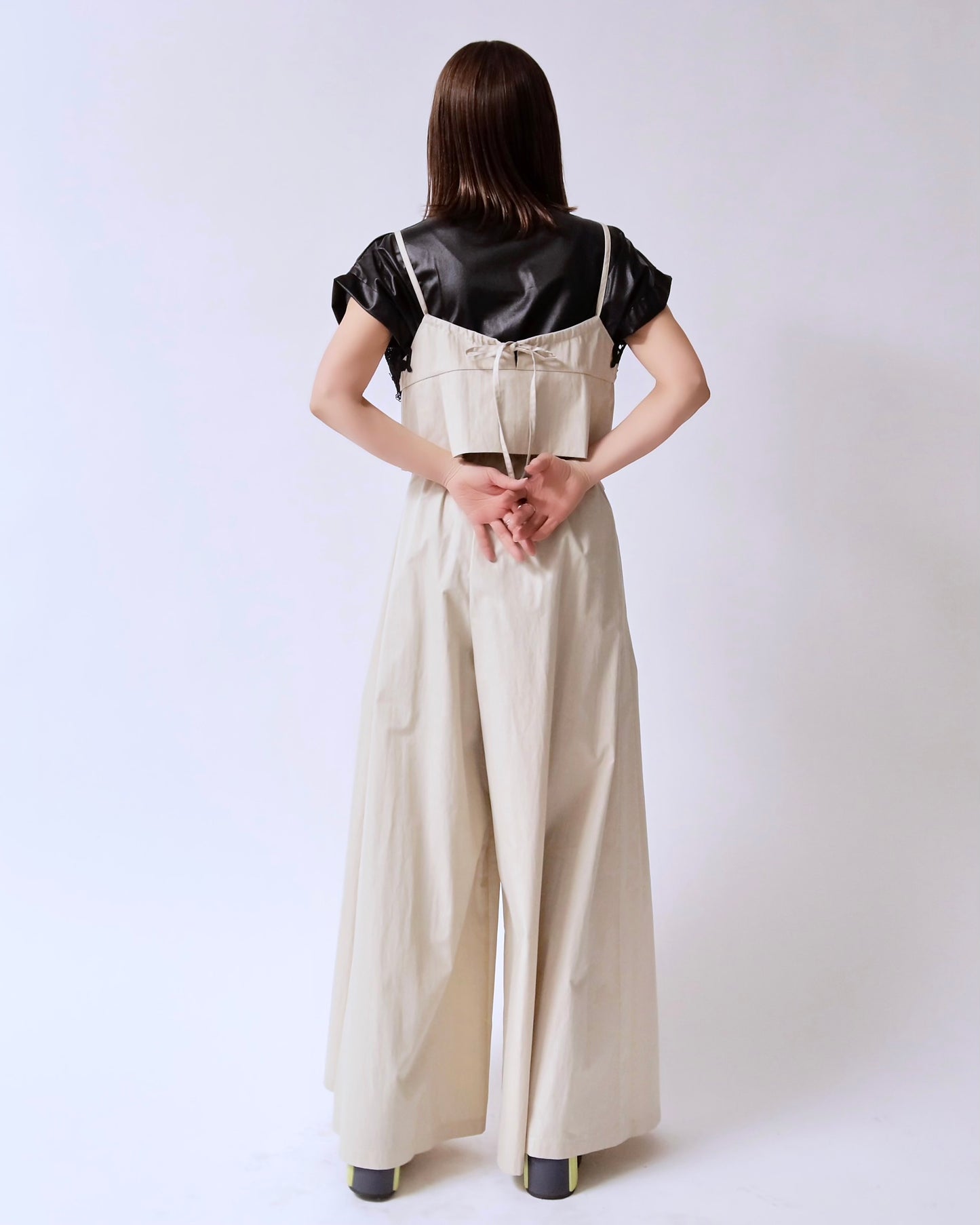 ハイウエストワイドパンツ