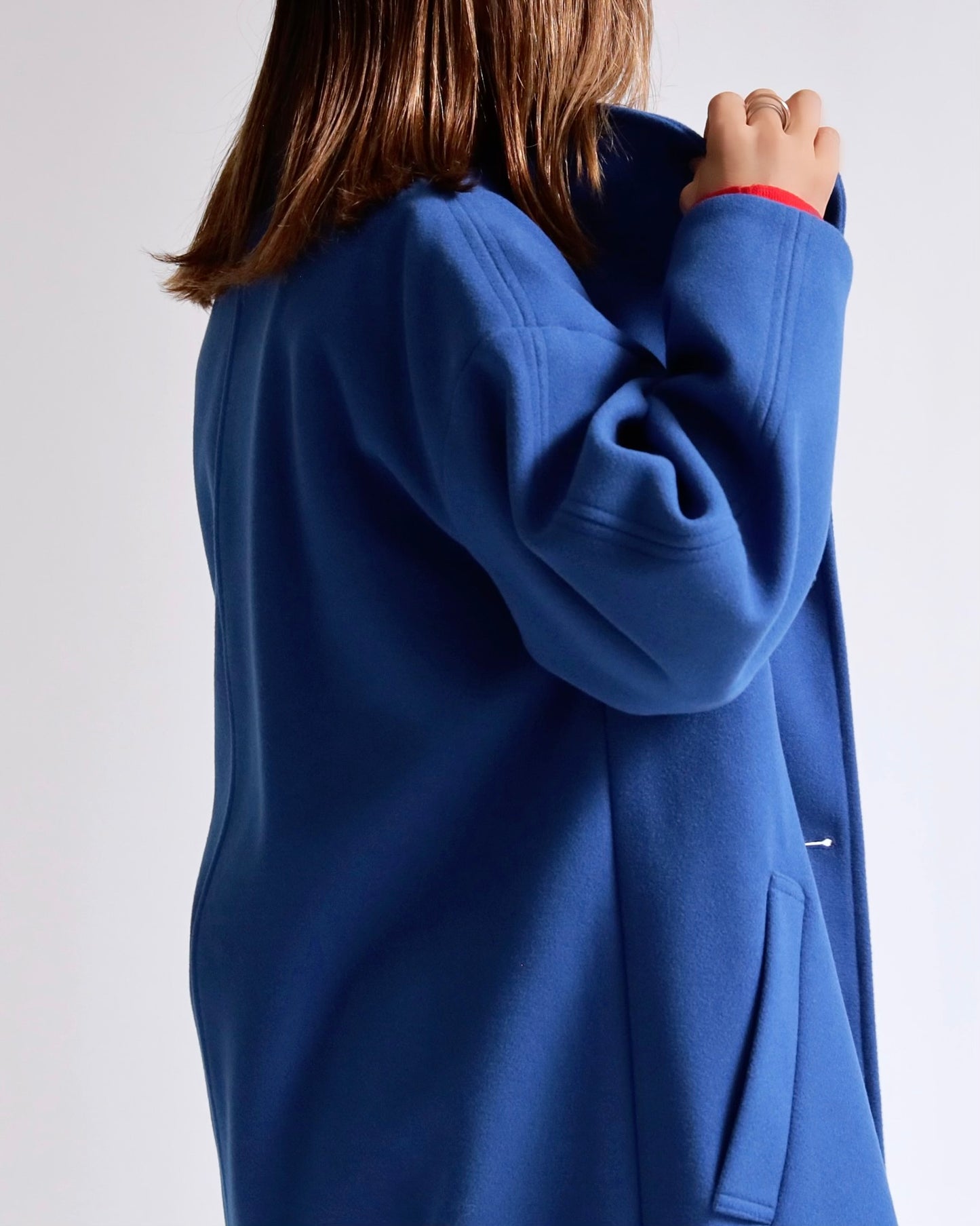 ディープブルー・ロングコート