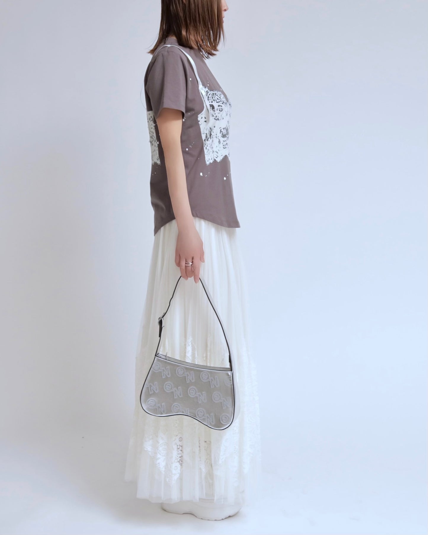 レースビスチェプリントTシャツ