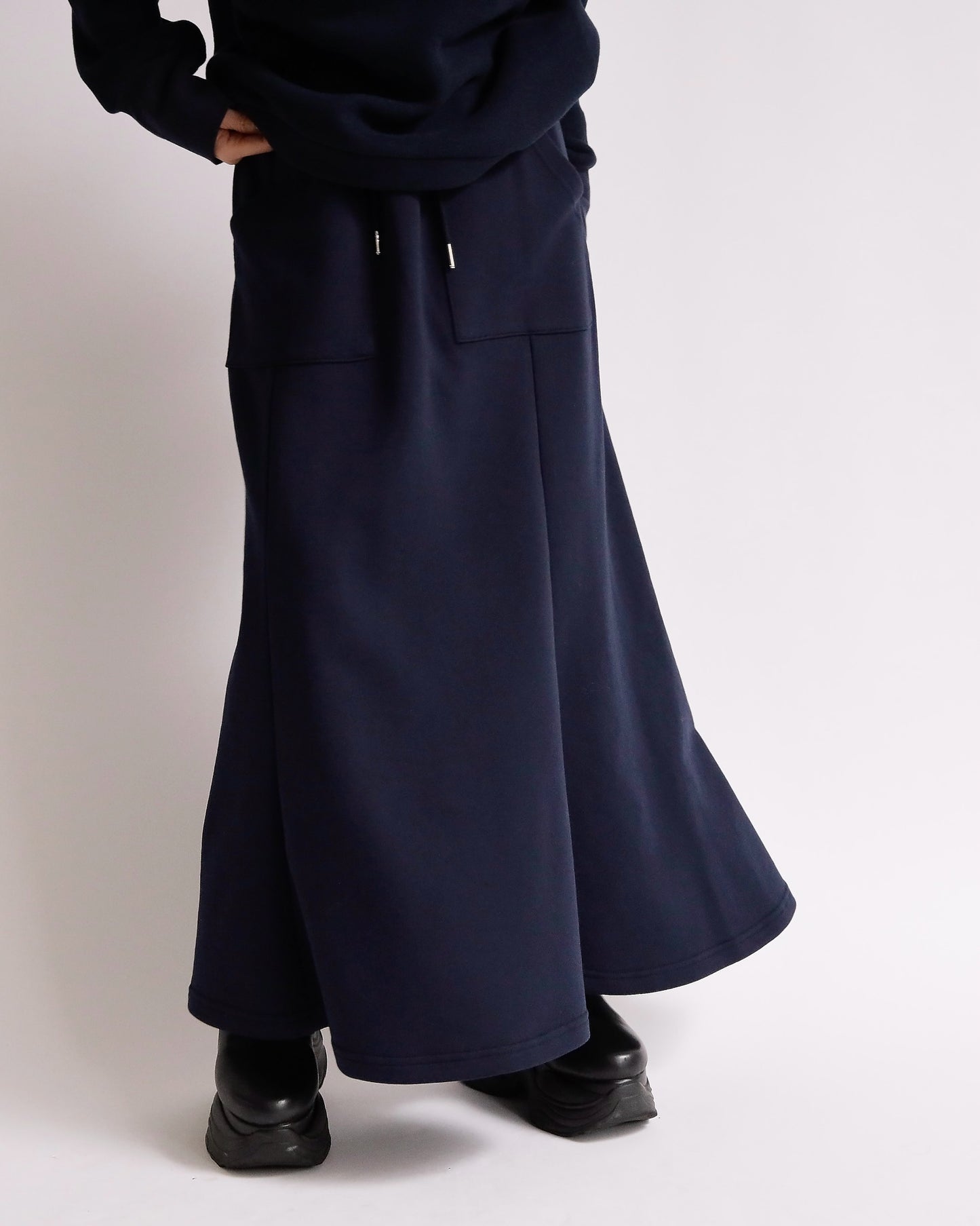 フロントポケット裏毛マーメイドスカート