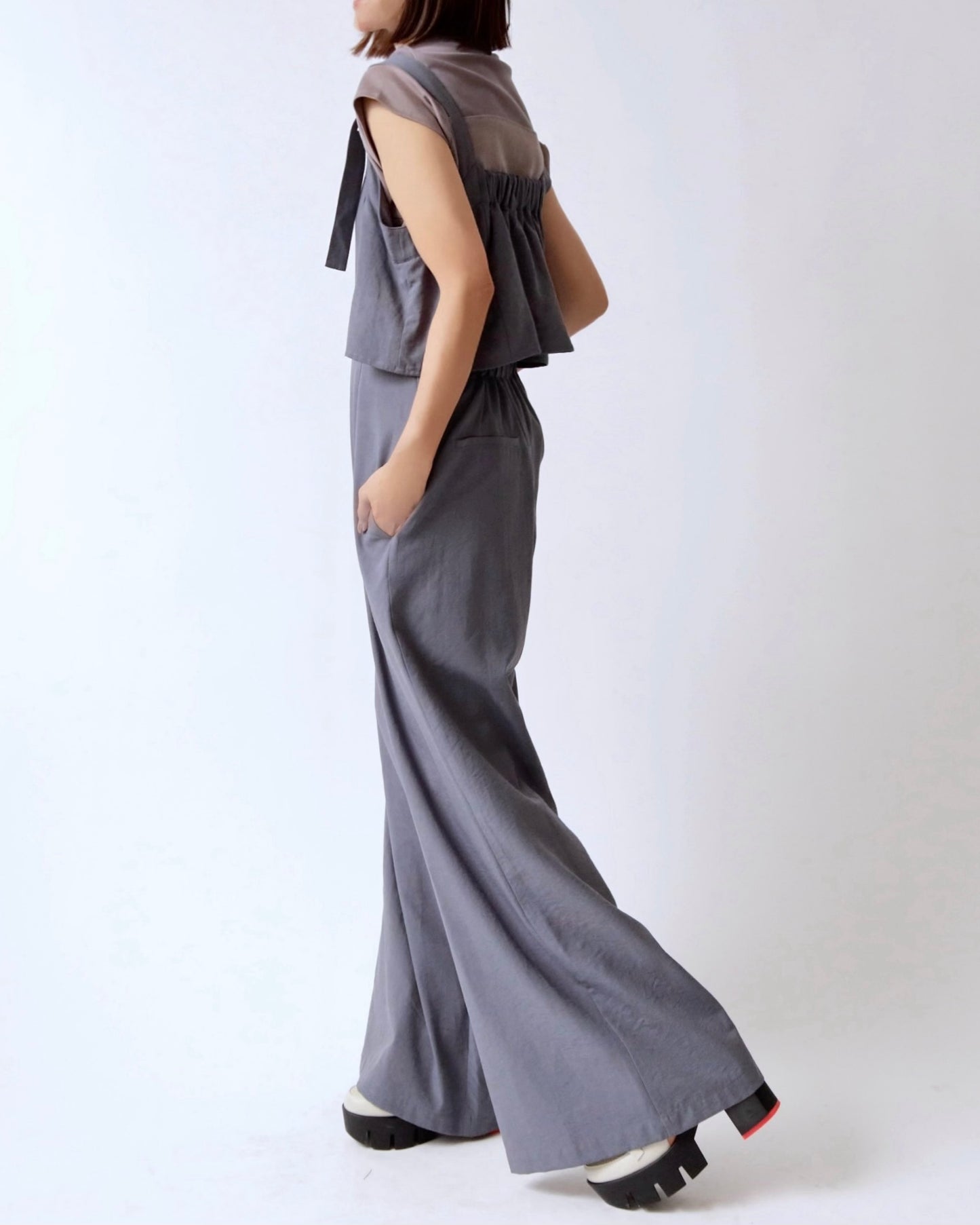 レイヤードビスチェサロペット