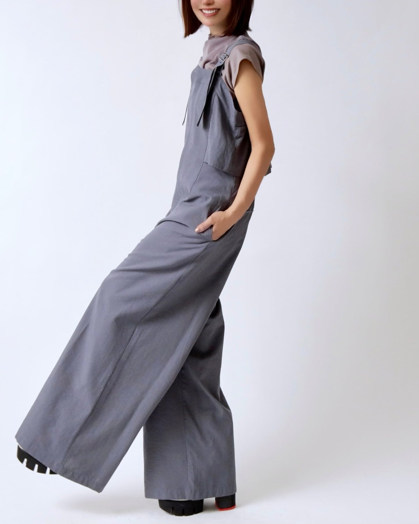 レイヤードビスチェサロペット