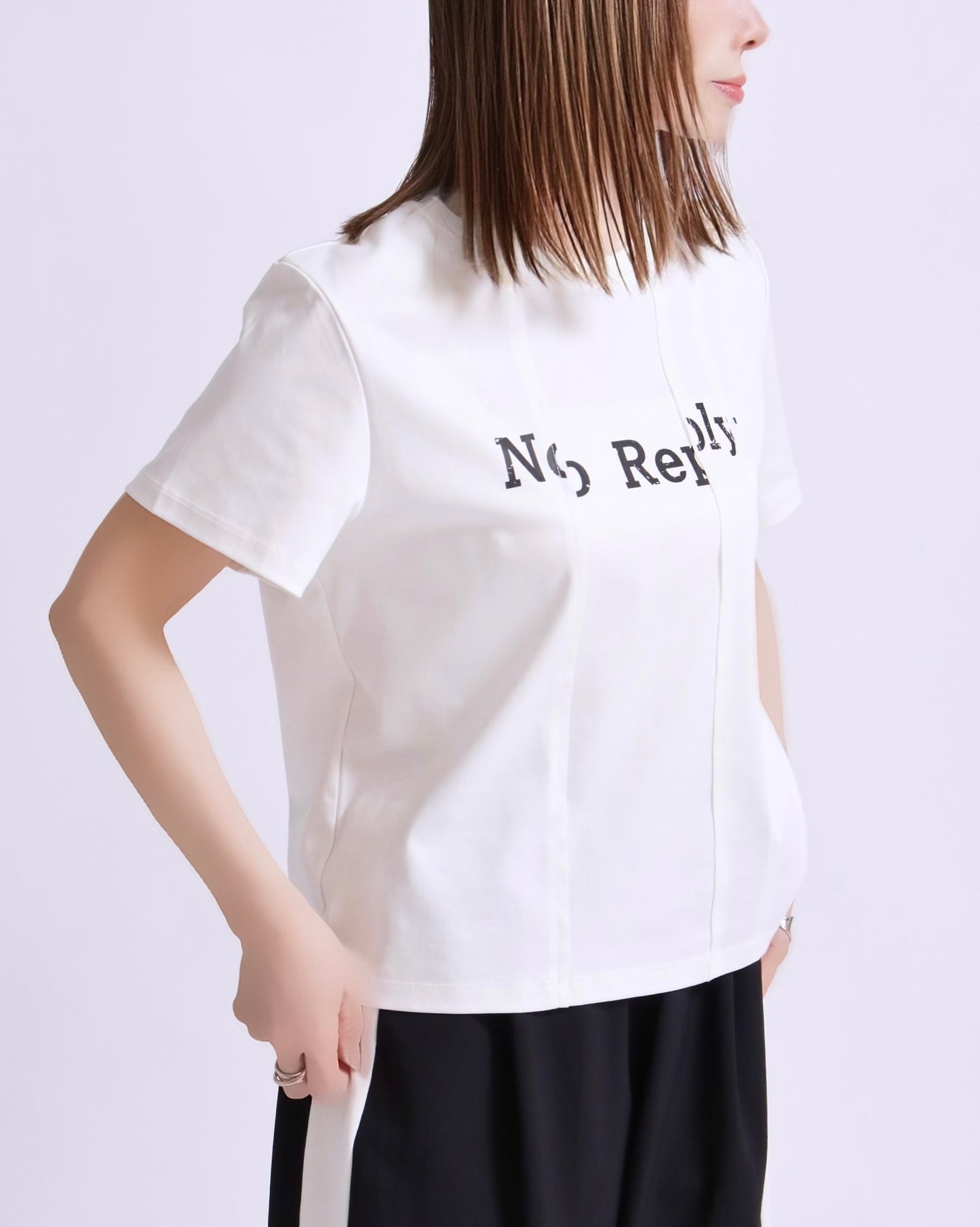 No Reply Minimal Logo Tee