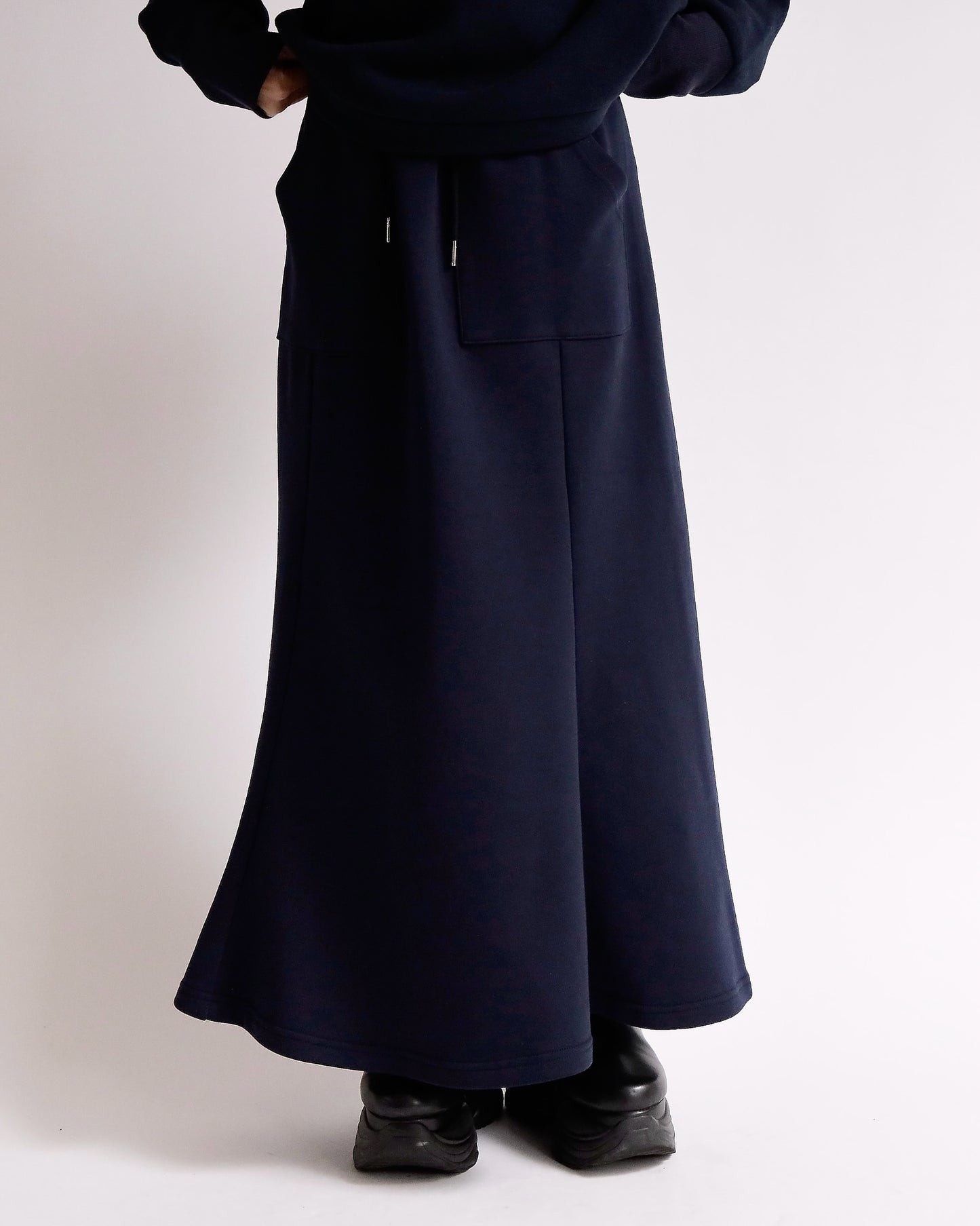 フロントポケット裏毛マーメイドスカート