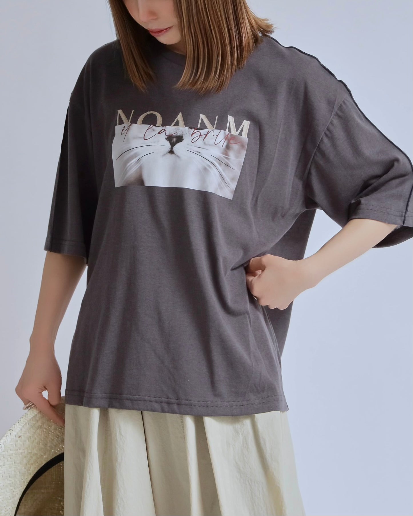 NOAM キャットフォトTee