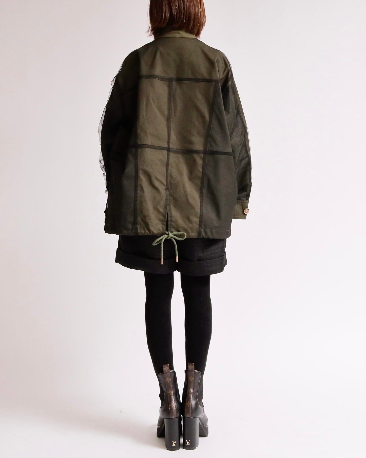 シアーレイヤード ミリタリージャケット