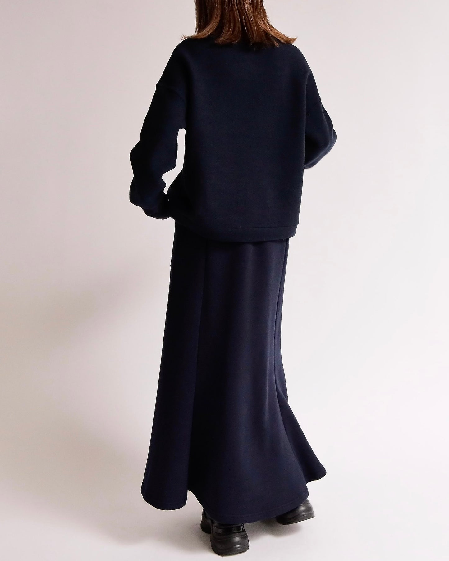 フロントポケット裏毛マーメイドスカート