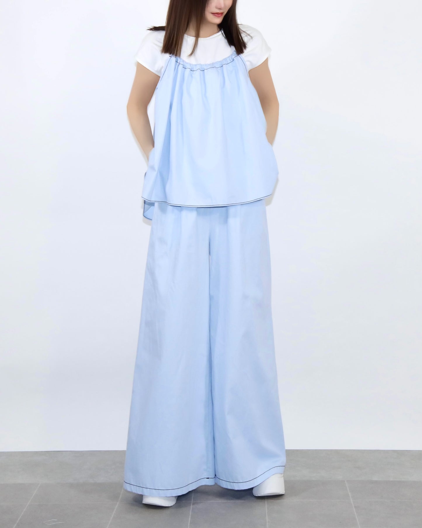 フレア ワイドパンツ