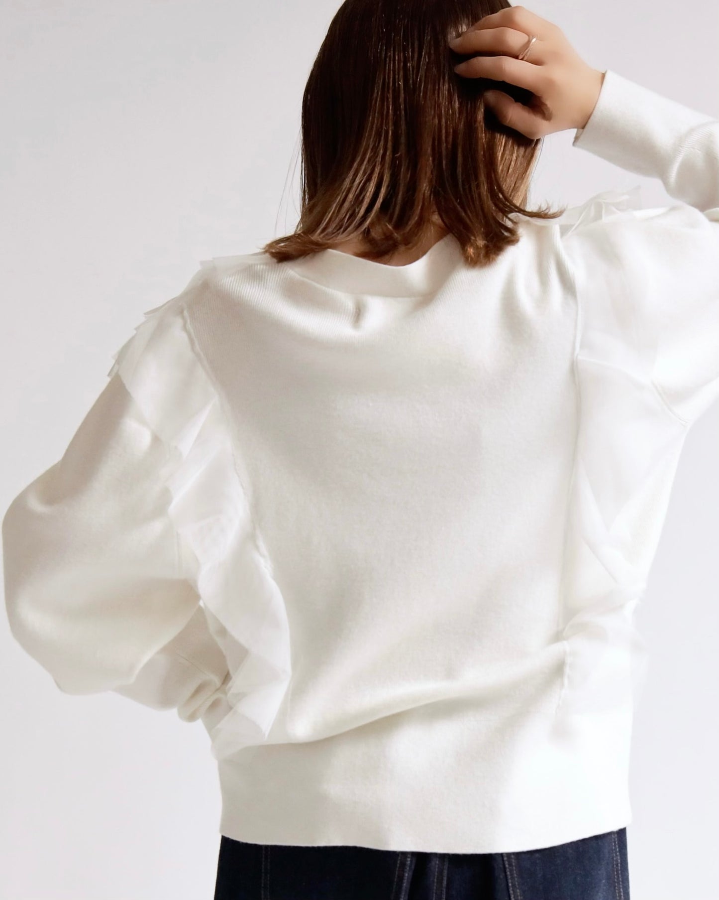 エアリーフリル・ショートカーディガン