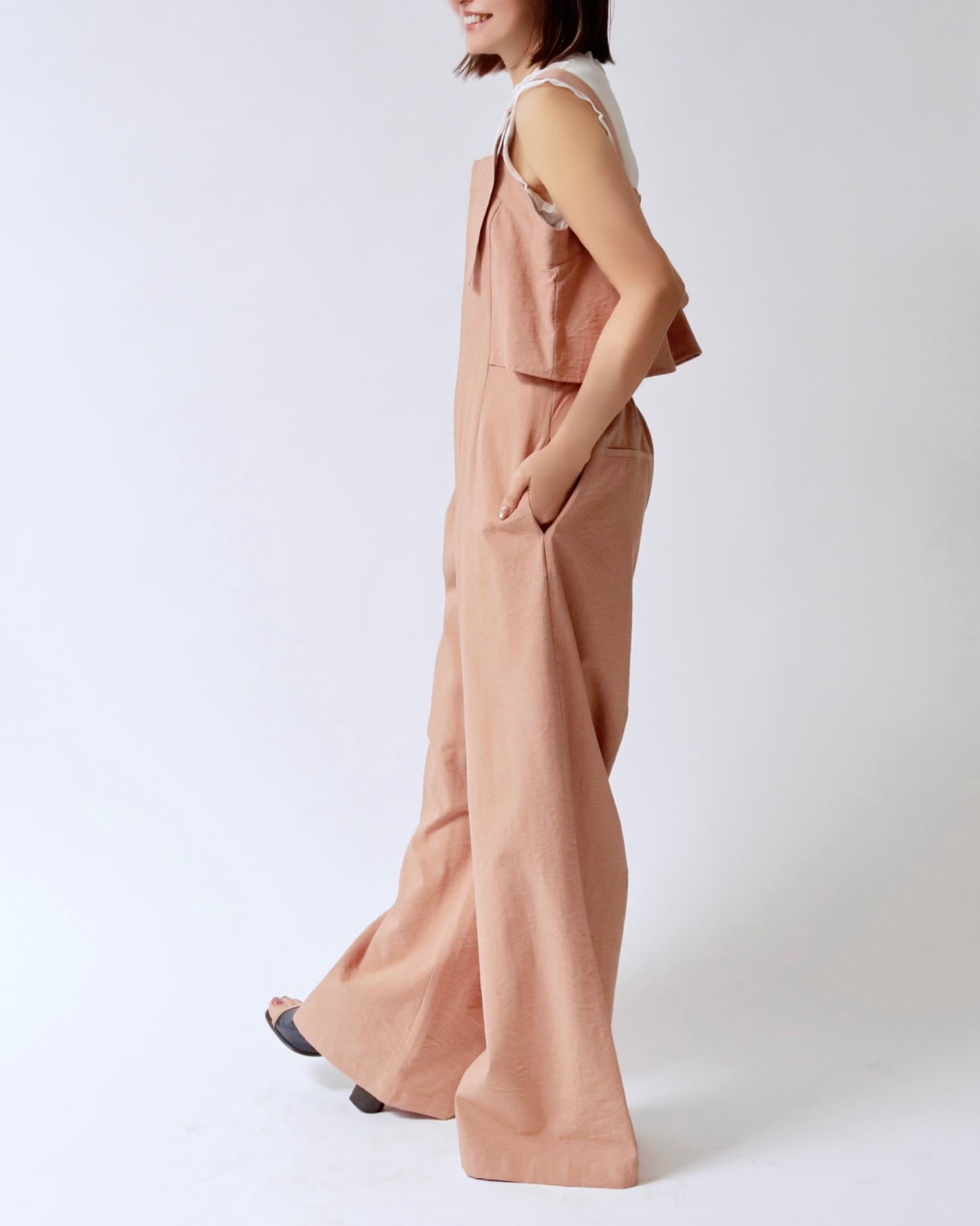 レイヤードビスチェサロペット