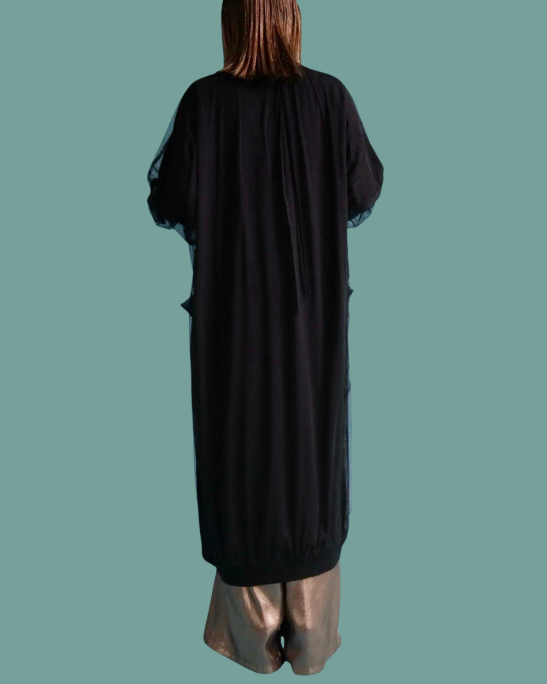 シアーボリュームスリーブ・コーディガン