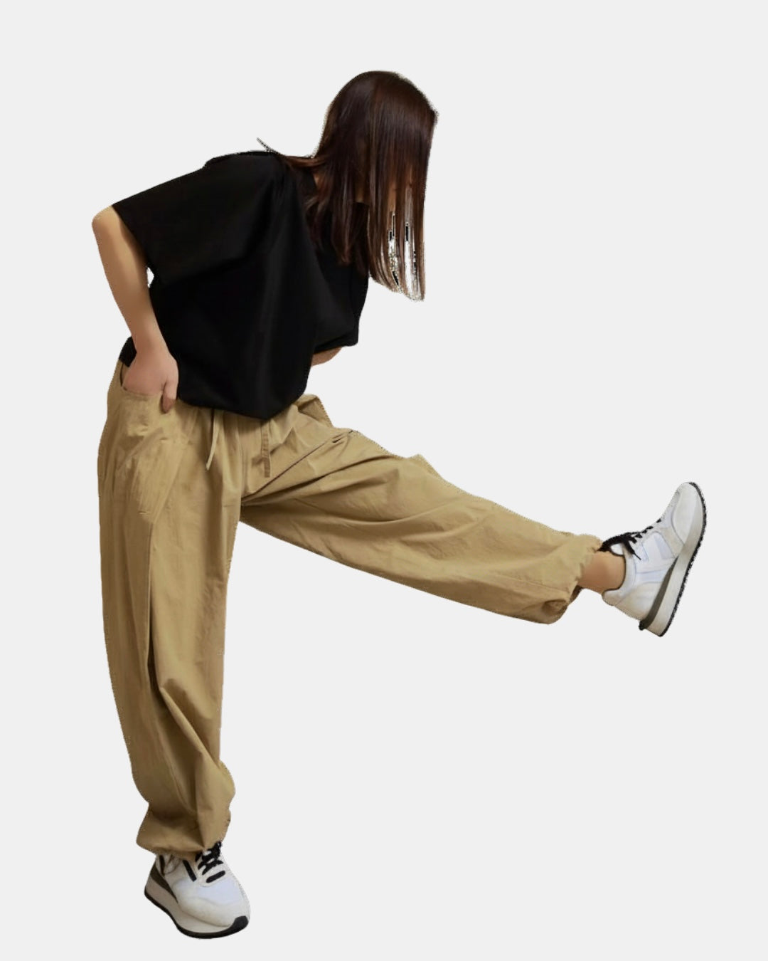 ドレープバルーンパンツ