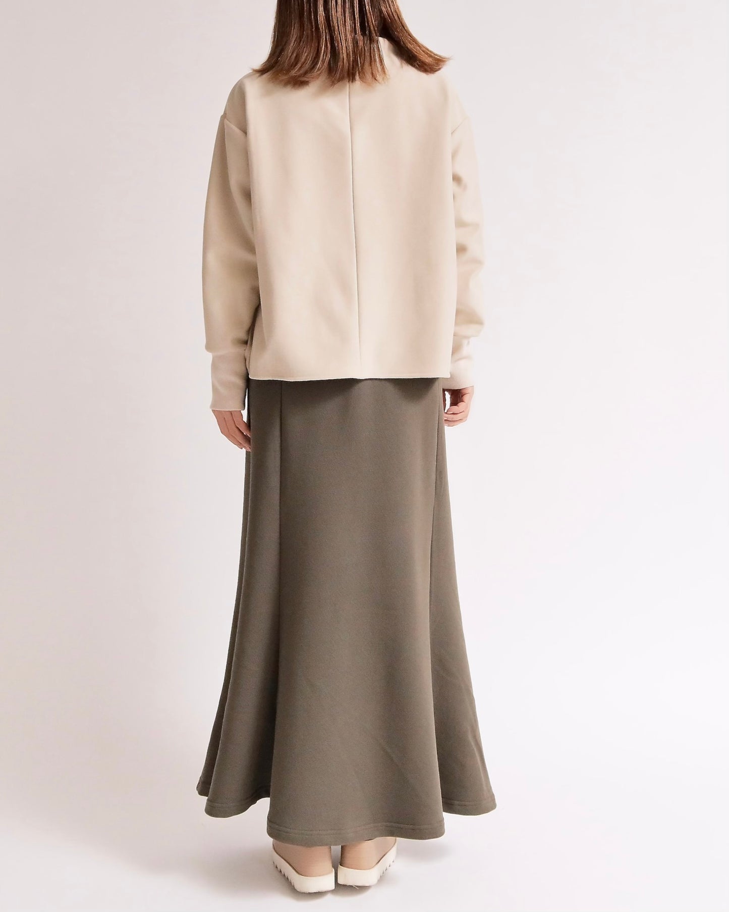 フロントポケット裏毛マーメイドスカート