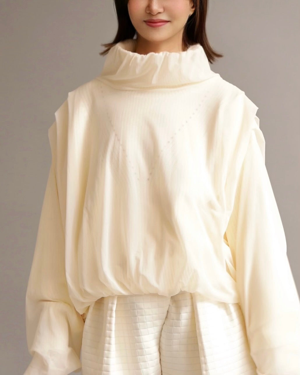 tricot garden knit pullover