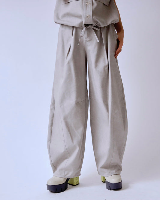 タックバルーン ワイドパンツ