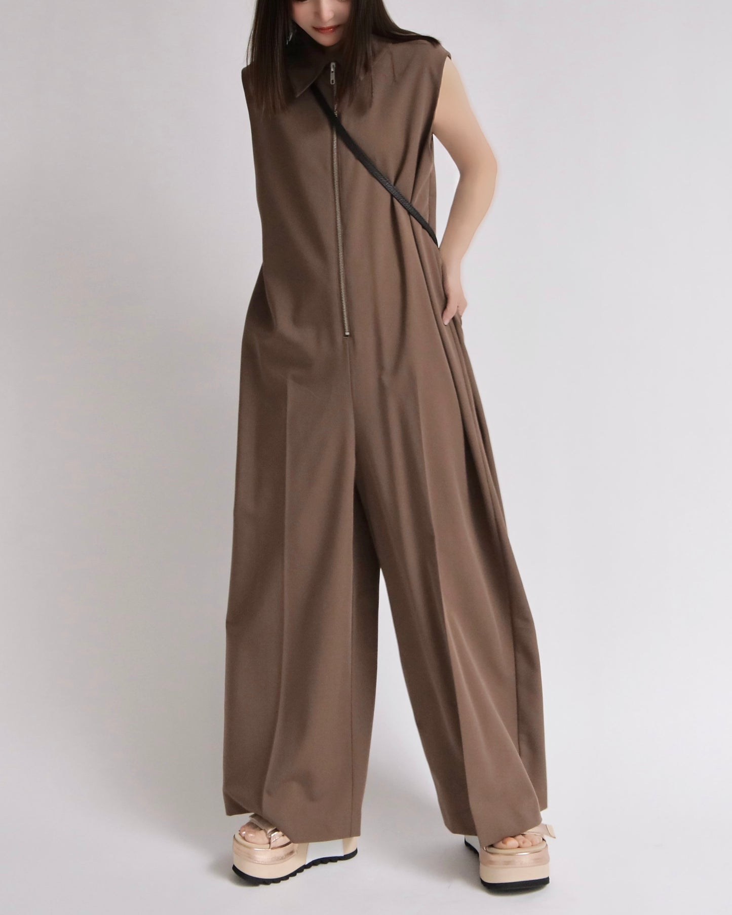 Urban Zip Sleeveless All-in-One