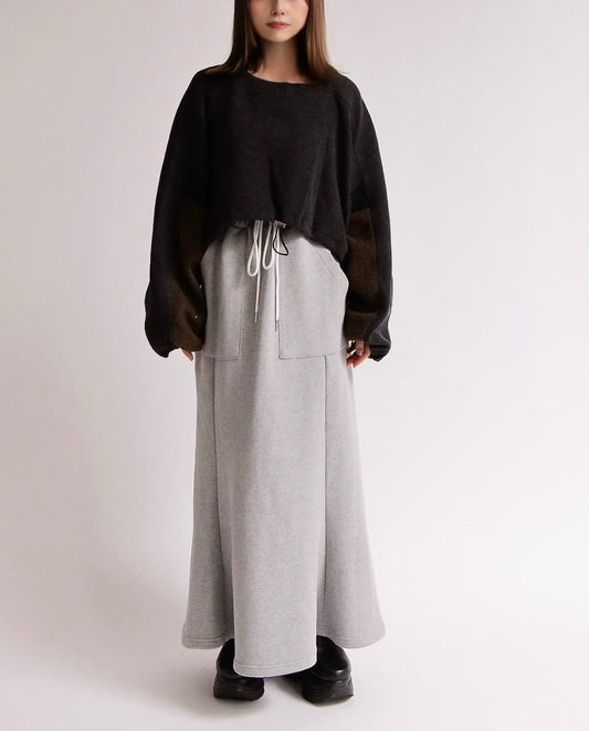 フロントポケット裏毛マーメイドスカート