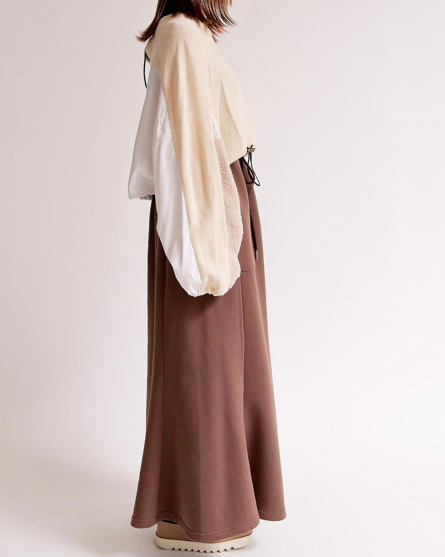 フロントポケット裏毛マーメイドスカート