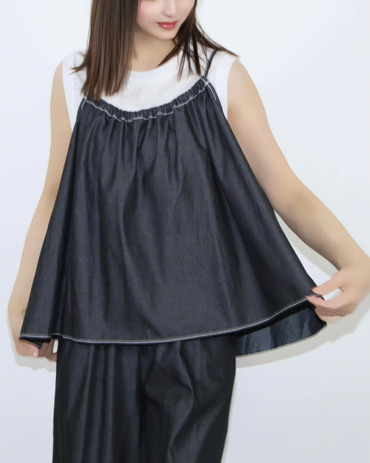 ドレープ キャミトップス