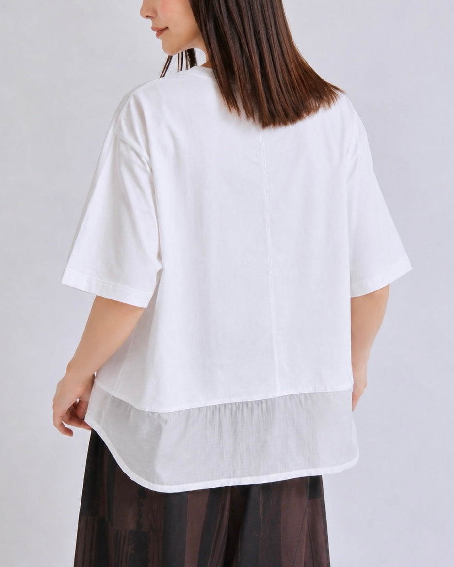 アートプリント リボンデザインTシャツ