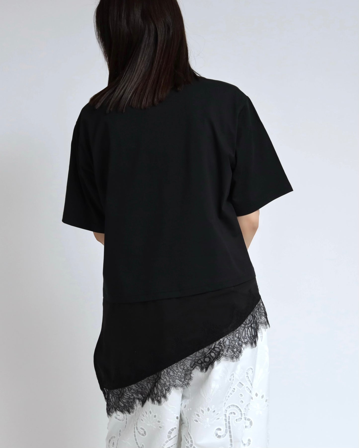 レースヘム アートグラフィックTops