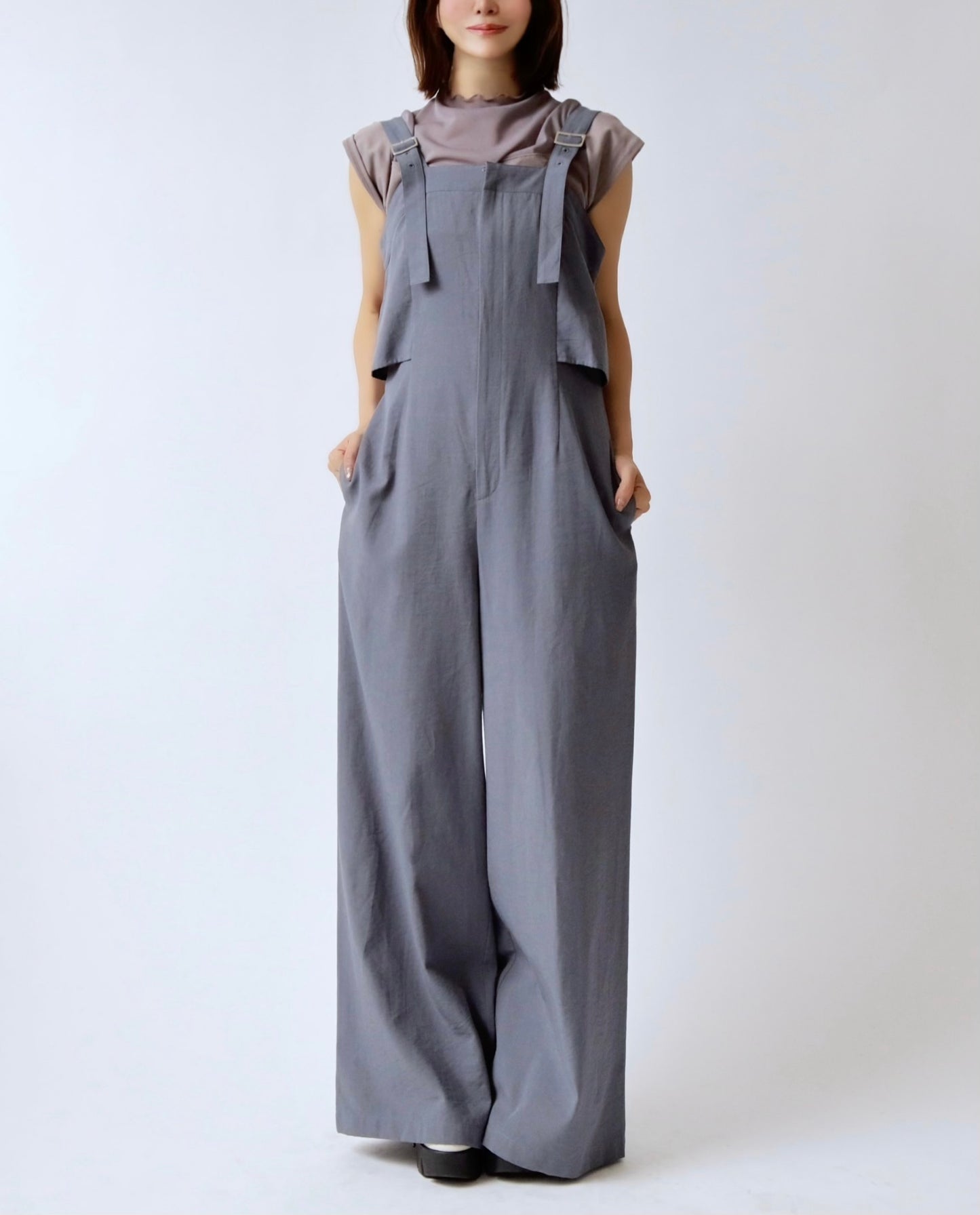 レイヤードビスチェサロペット