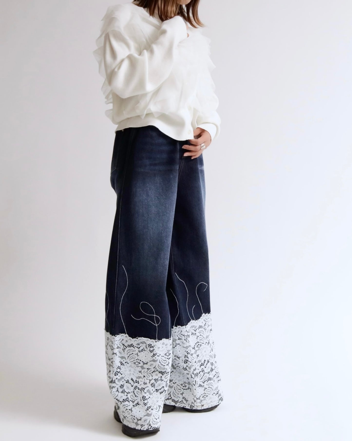 エアリーフリル・ショートカーディガン