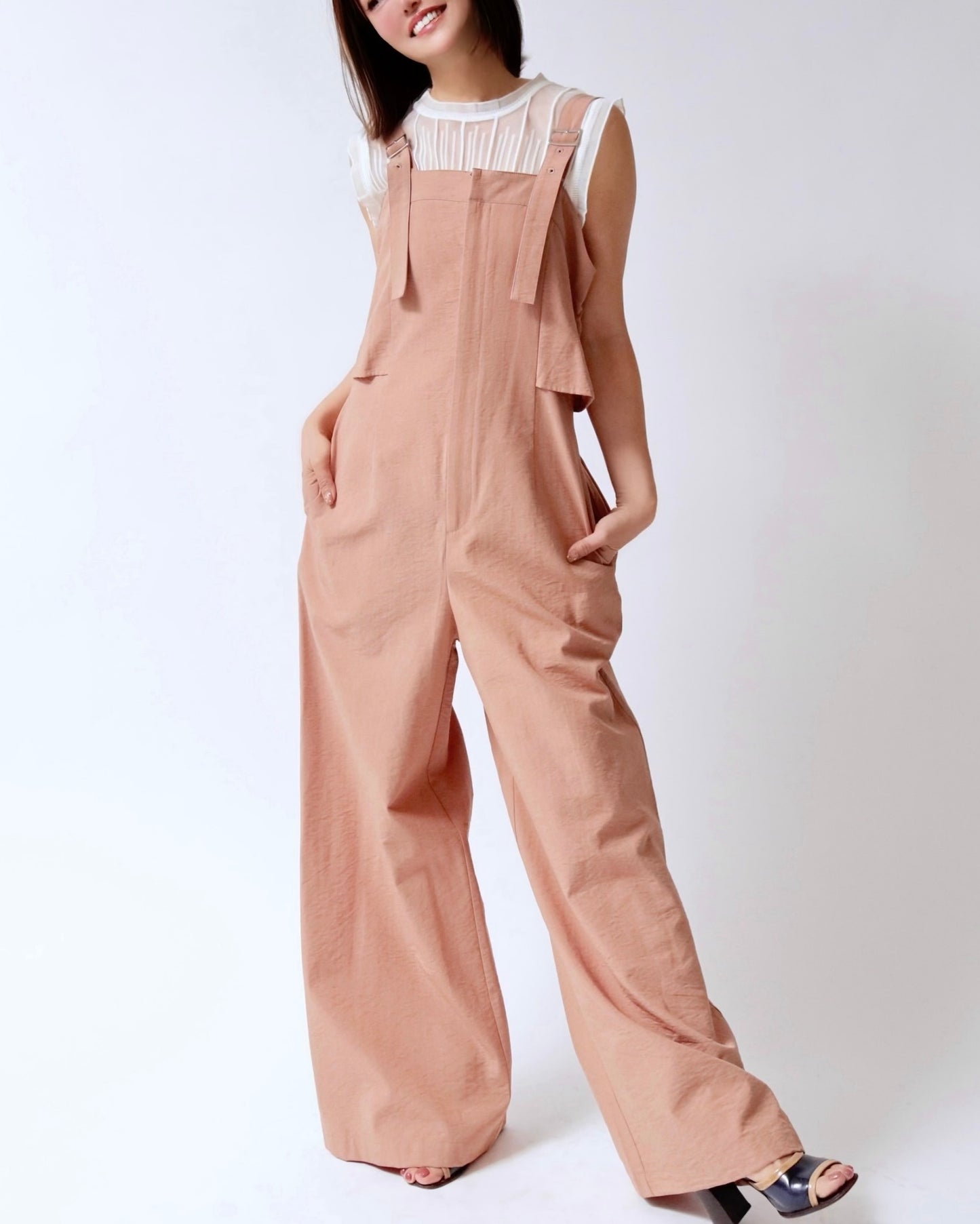 レイヤードビスチェサロペット