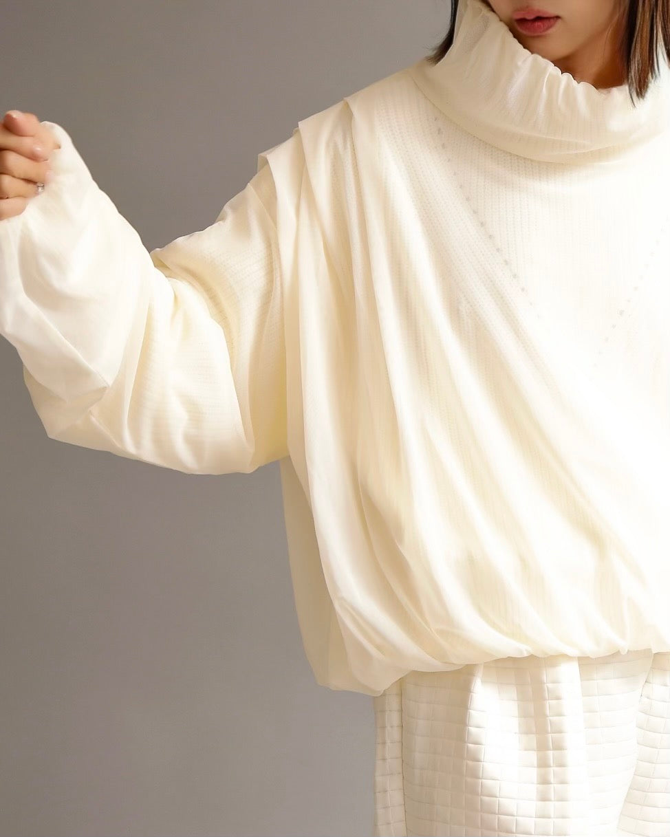 tricot garden knit pullover