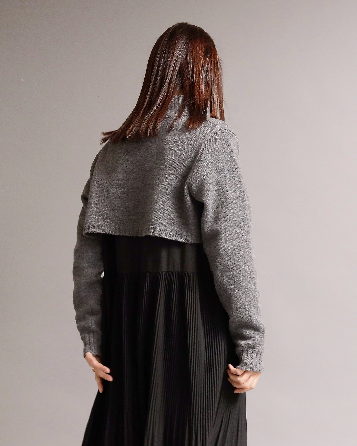 ショートクロスニットプルオーバー