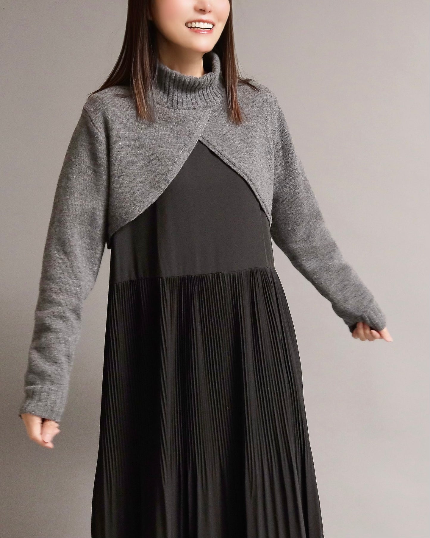 ショートクロスニットプルオーバー
