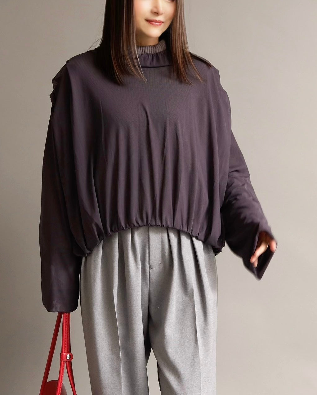 tricot garden knit pullover