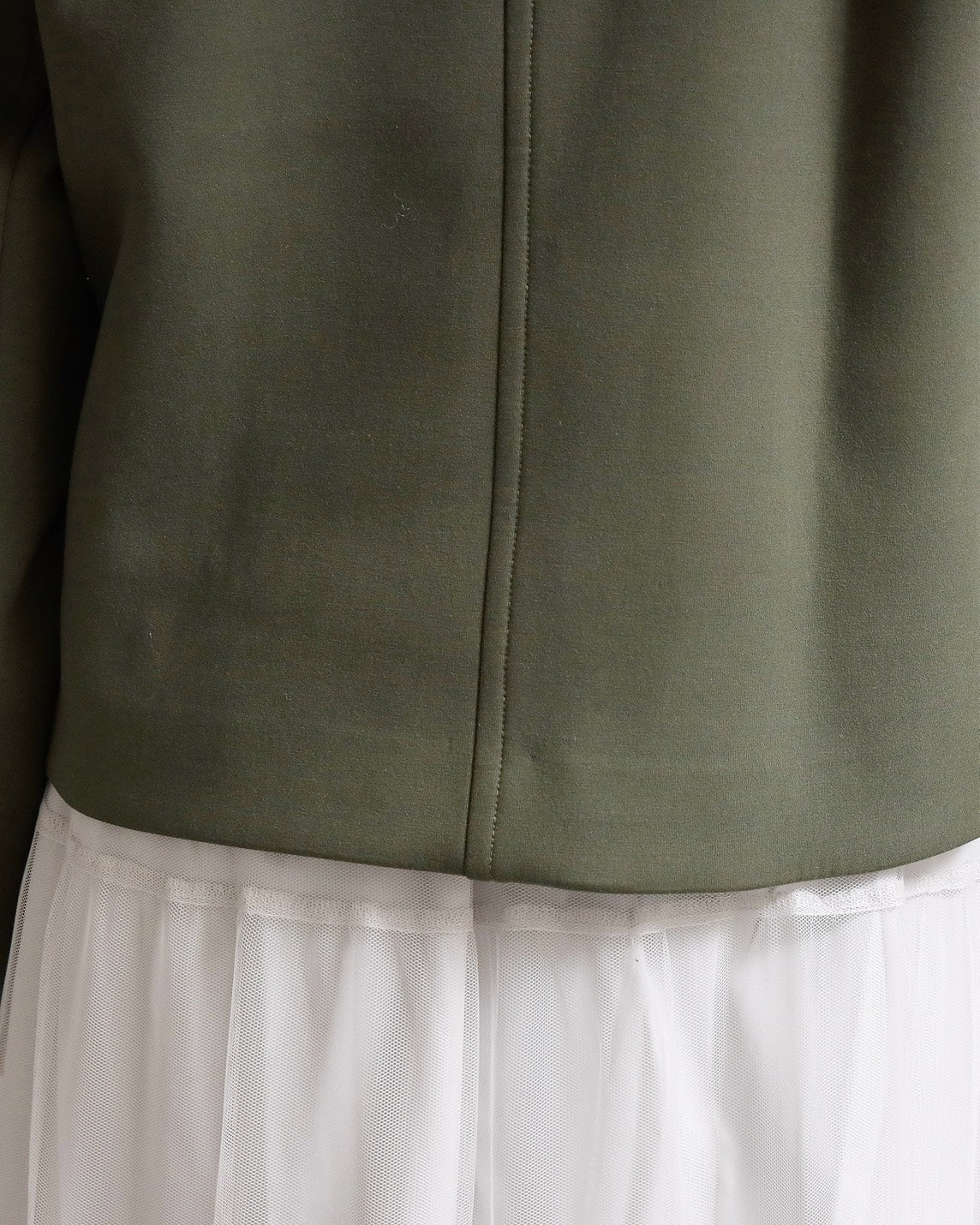 ２WAYレイヤードフーディーショートジャケット