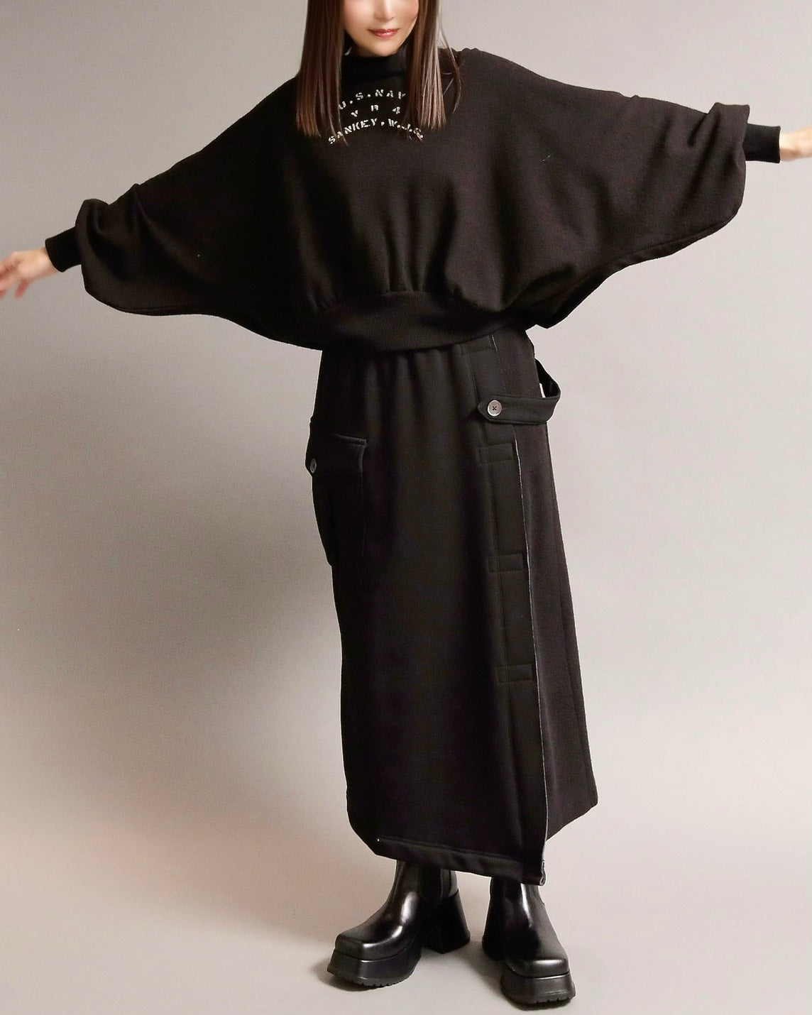 ドルマンスリーブプルオーバー