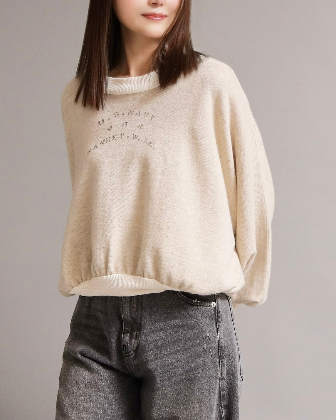 ドルマンスリーブプルオーバー